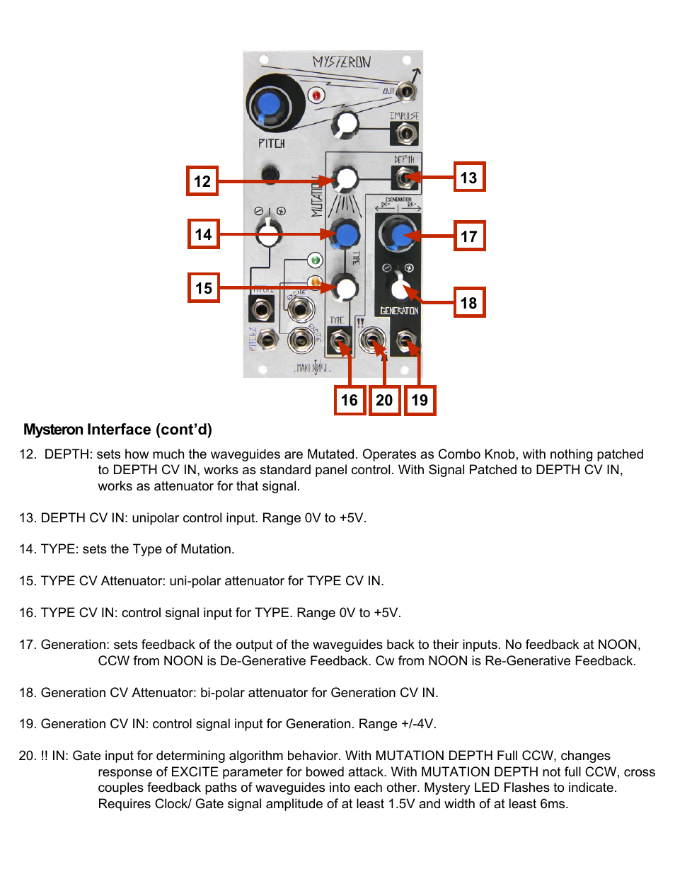 Make Noise Mysteron User Manual | Page 6 / 9