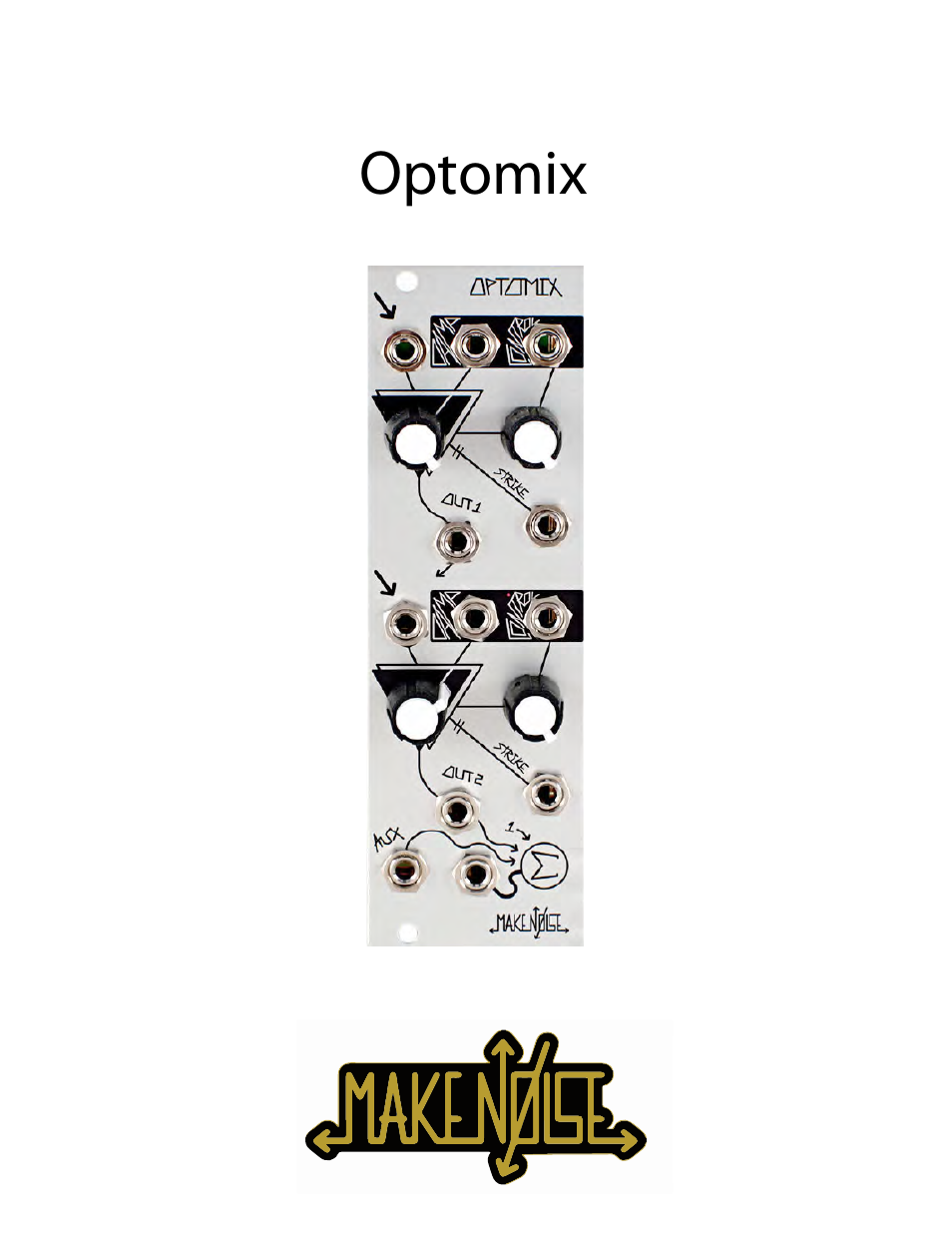 Make Noise Optomix User Manual | 8 pages