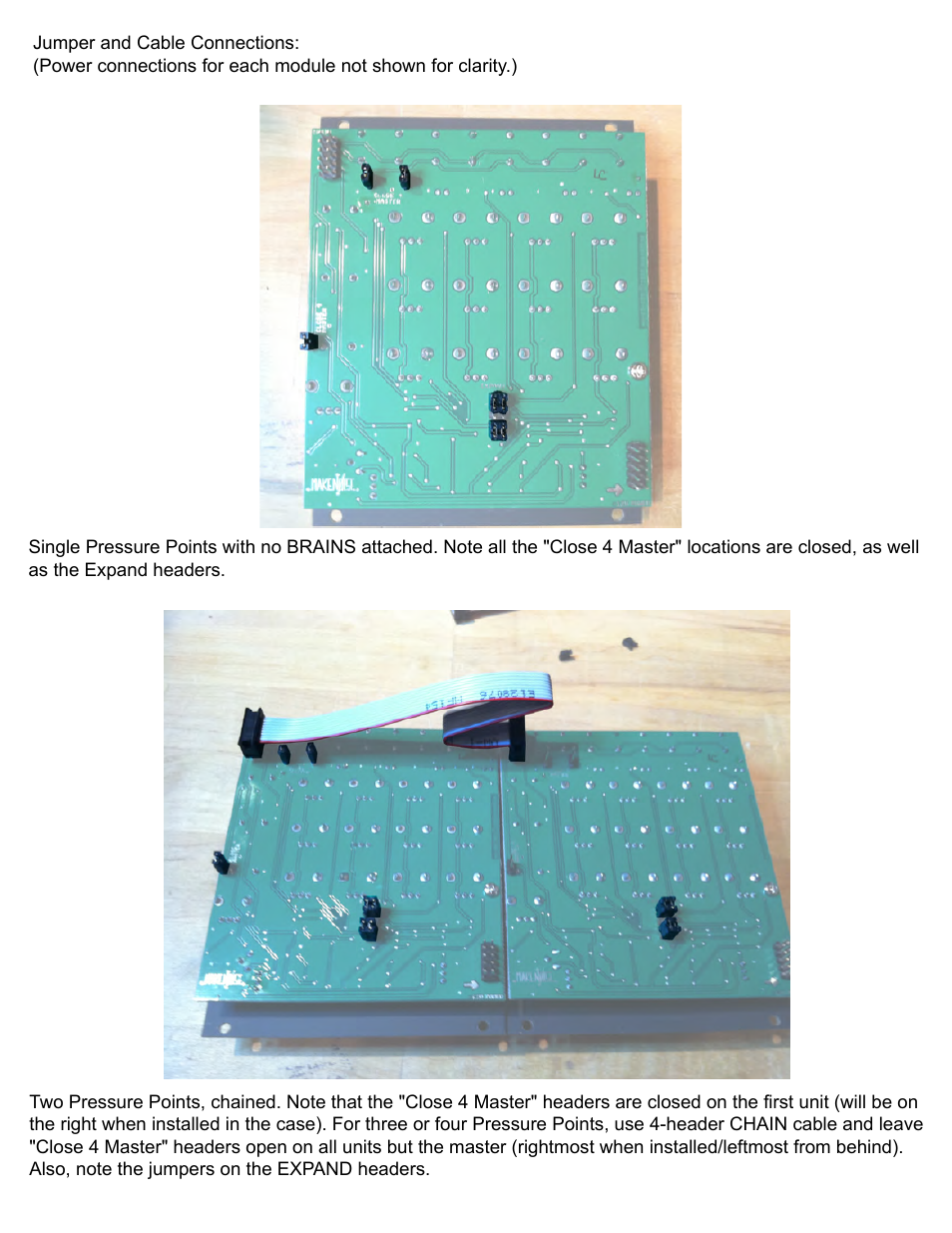 Jumper configuration | Make Noise Pressure Points User Manual | Page 4 / 8