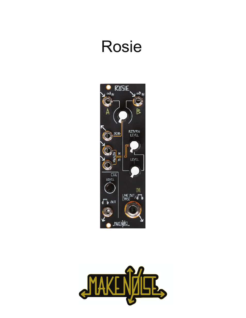 Make Noise Rosie User Manual | 8 pages