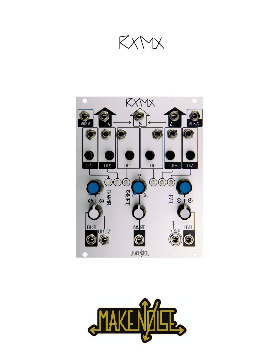 Make Noise RxMx User Manual | 12 pages