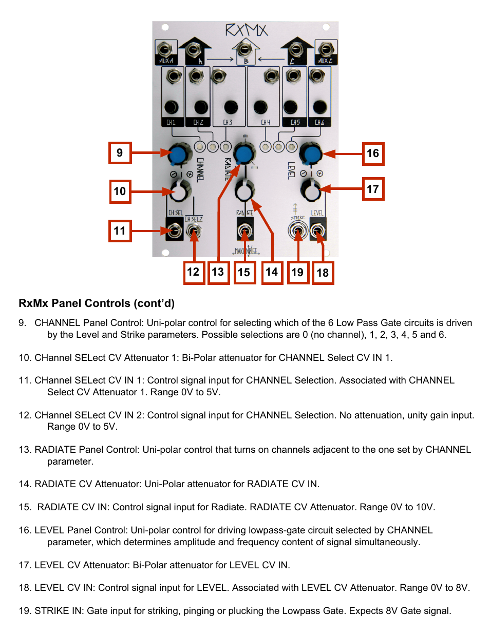 Make Noise RxMx User Manual | Page 8 / 12