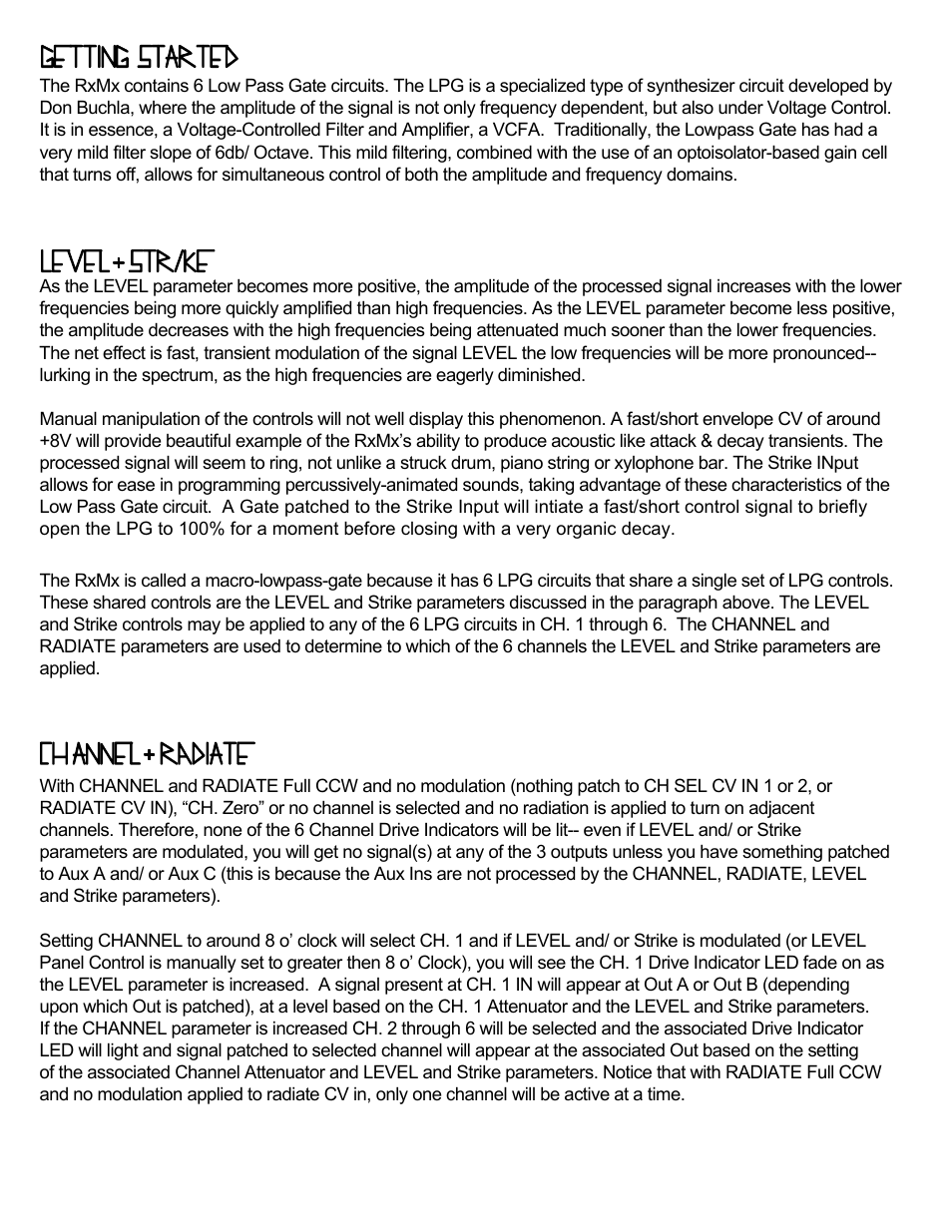 Make Noise RxMx User Manual | Page 9 / 12