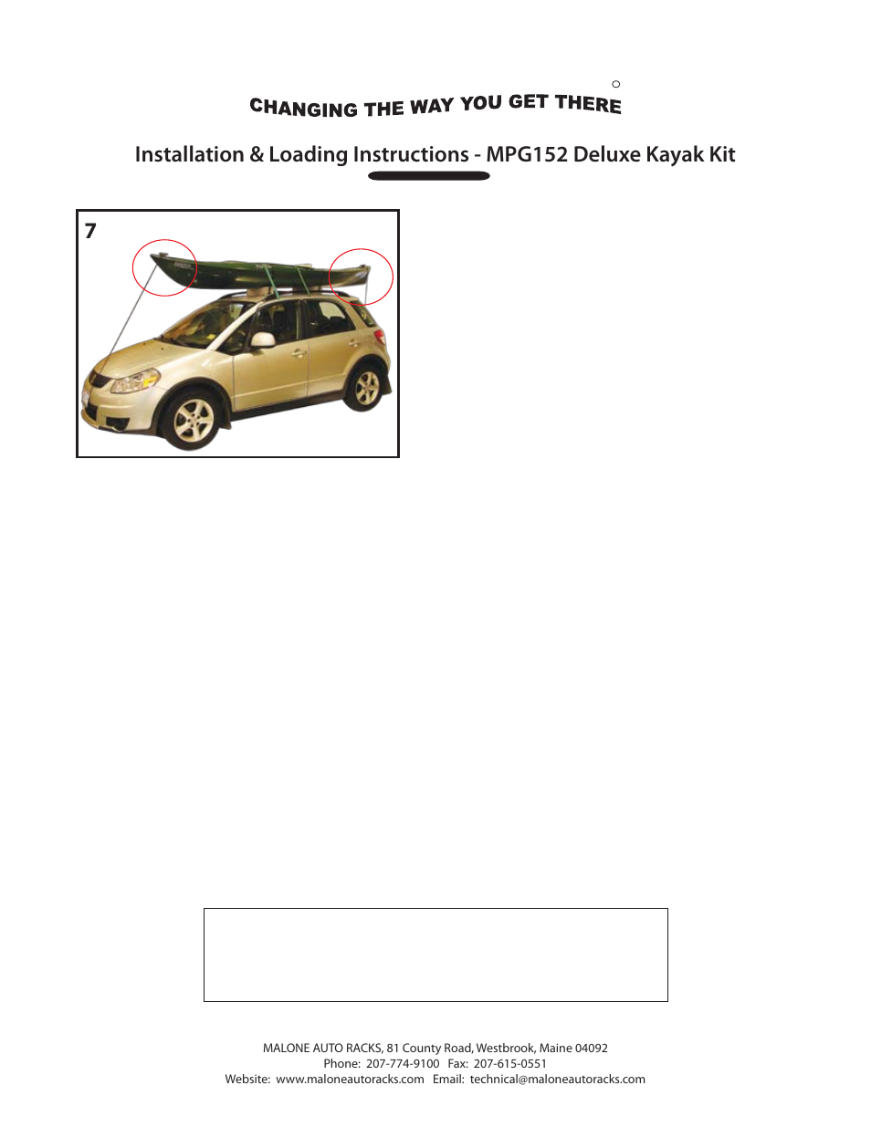 Mpg152 instructions #2, Malone | Malone MPG152 User Manual | Page 3 / 5