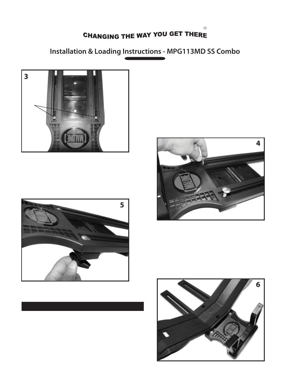 Mpg113md instructions #1, Malone | Malone MPG113MD User Manual | Page 2 / 10