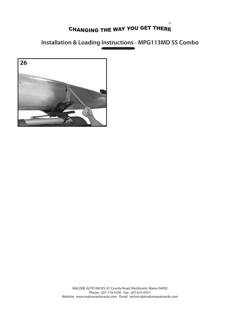 Mpg113md instructions #7, Malone | Malone MPG113MD User Manual | Page 8 / 10