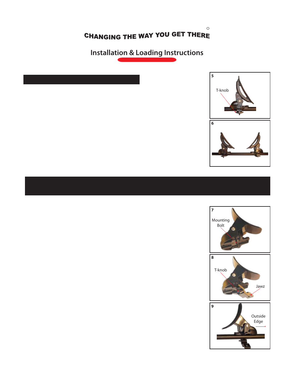 Mpg109md instructions 2, Malone, Installation & loading instructions | Malone MPG110MD User Manual | Page 2 / 7