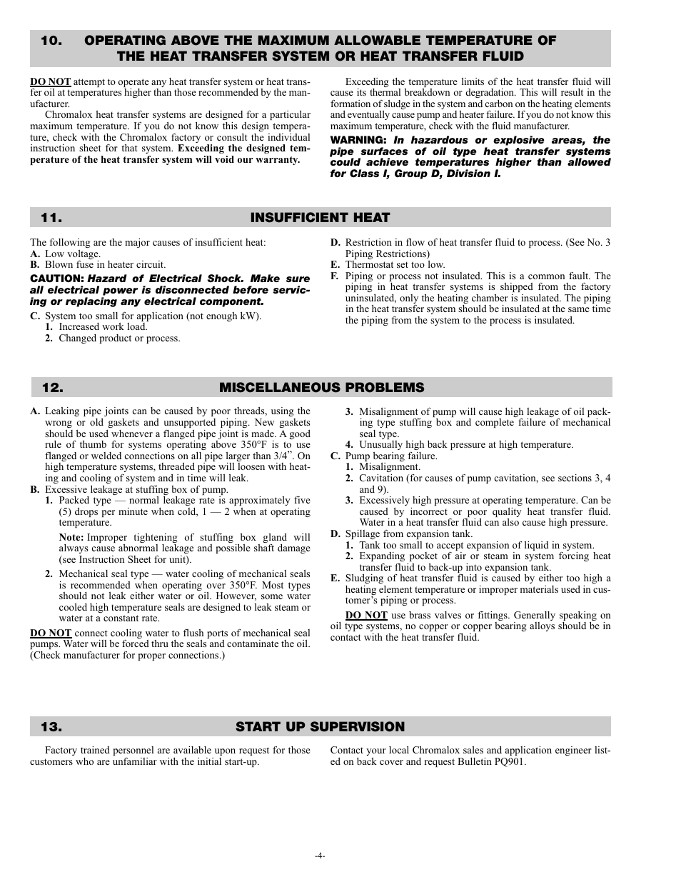 Chromalox PQ410-4 User Manual | Page 4 / 6