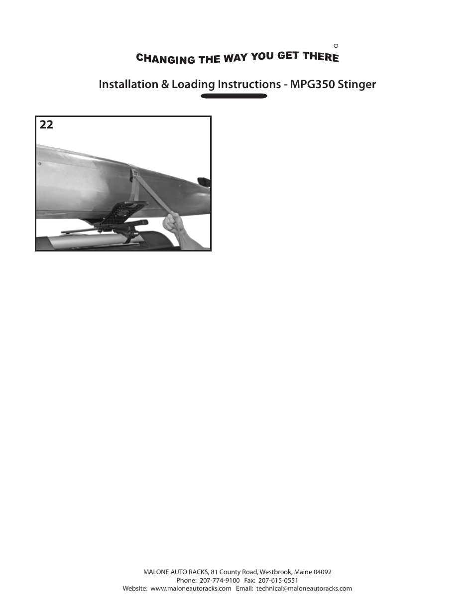 Mpg350 instructions #6, Malone | Malone MPG353 User Manual | Page 7 / 8