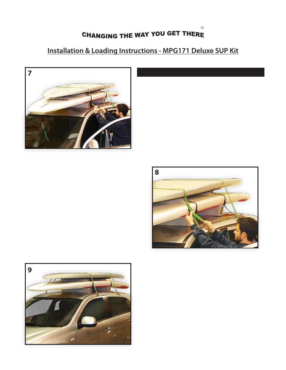 Mpg171 instructions #2 (no cross bars), Malone | Malone MPG171 User Manual | Page 3 / 7