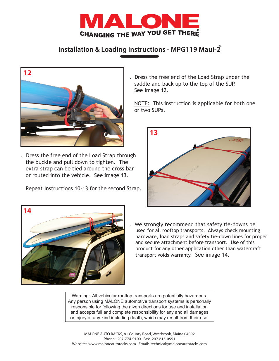 Mpg119 instructions #3, Malone | Malone MPG119M User Manual | Page 4 / 7