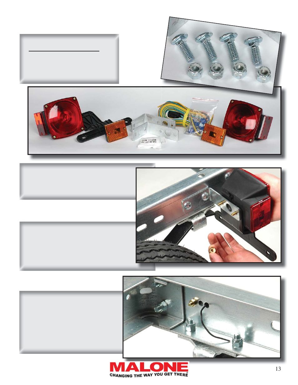 Light assembly (group 3) | Malone MPG460XT User Manual | Page 13 / 24