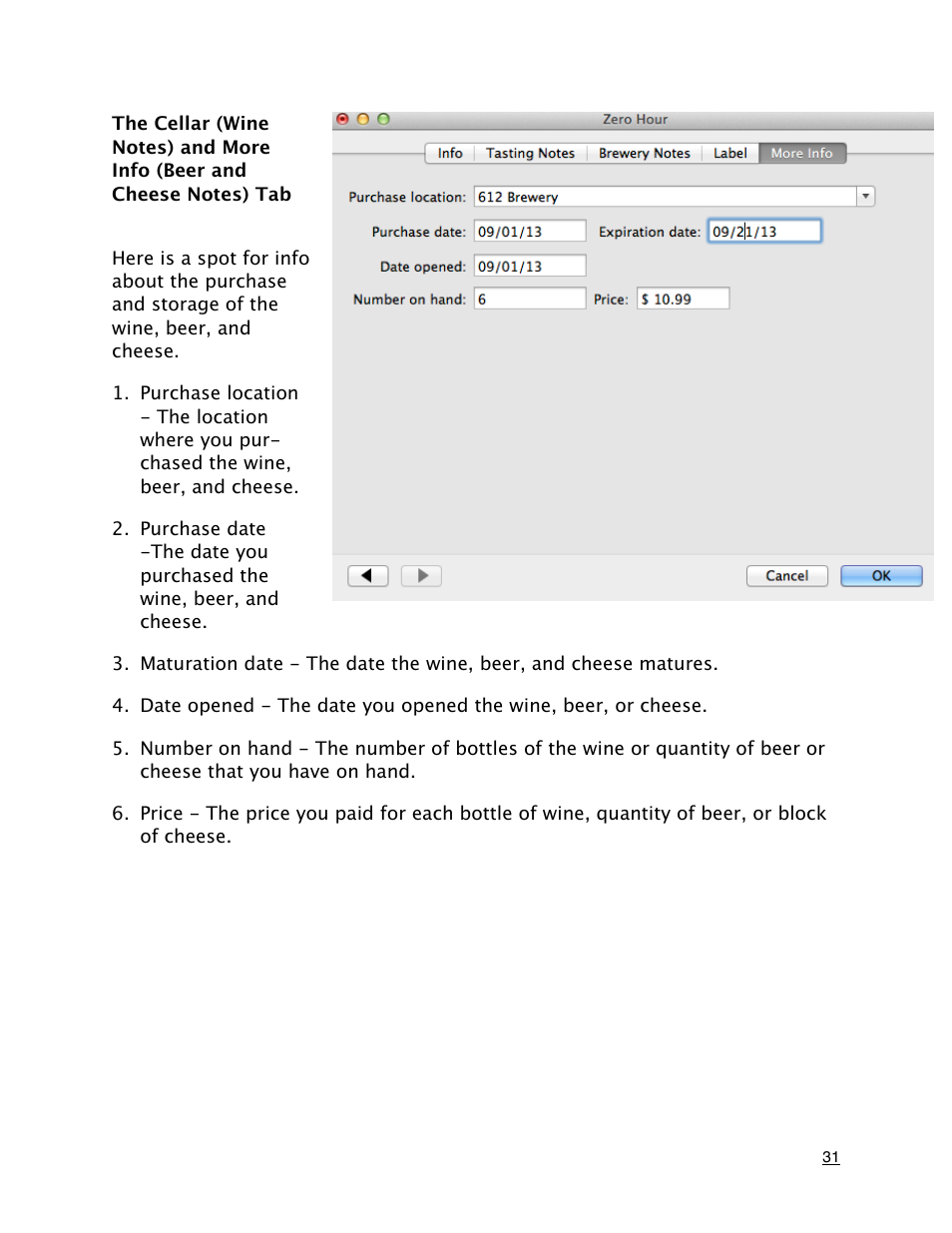 Mariner Software MacGourmet User Manual | Page 31 / 67