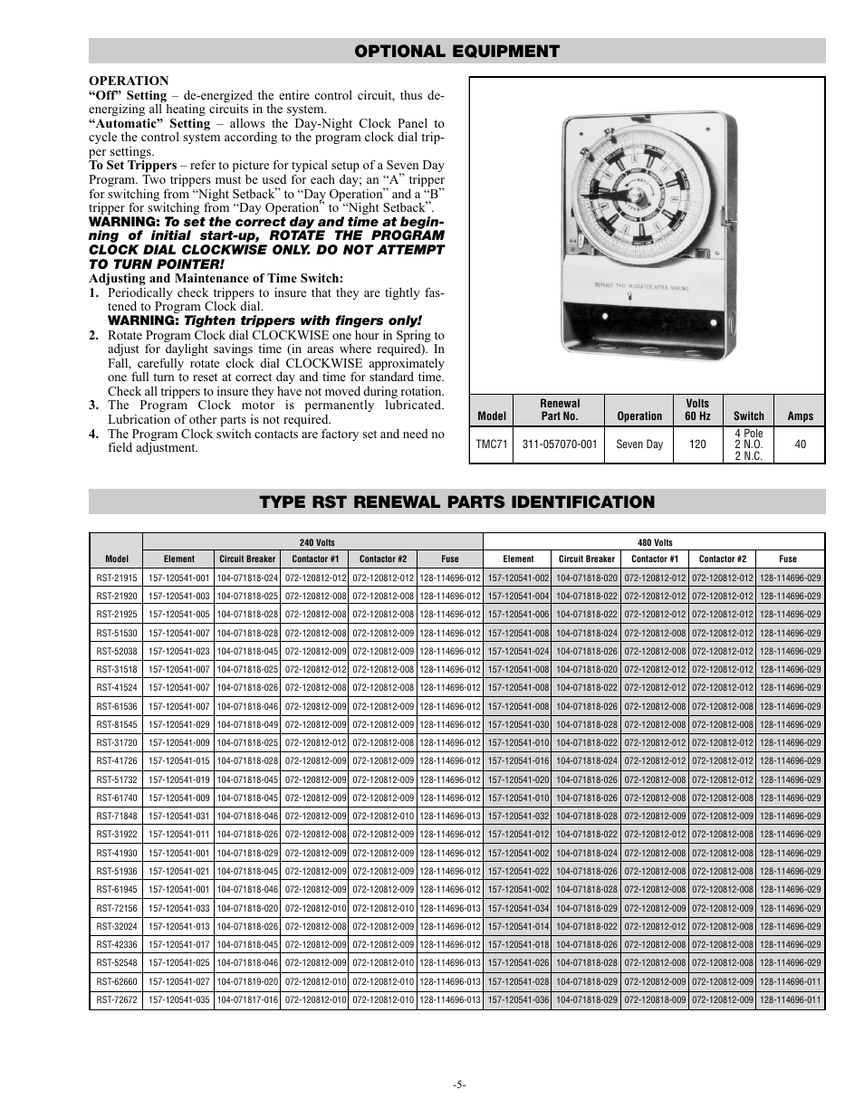 Chromalox RST PN400-3 User Manual | Page 5 / 6