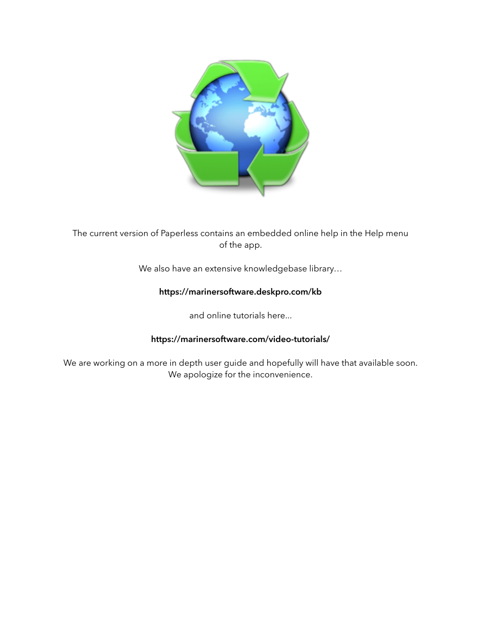 Mariner Software Narrator for Mac User Manual | 1 page