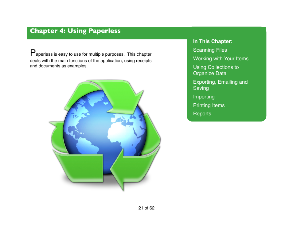 Chapter 4: using paperless | Mariner Software Narrator for Windows User Manual | Page 21 / 62