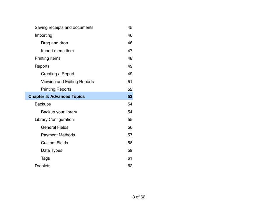 Mariner Software Narrator for Windows User Manual | Page 3 / 62