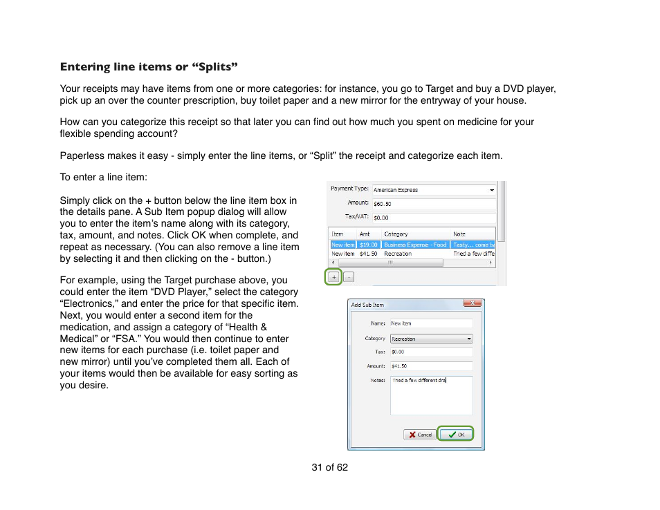 Mariner Software Narrator for Windows User Manual | Page 31 / 62