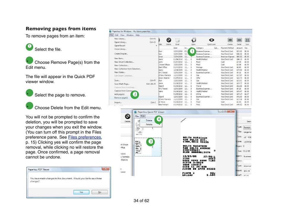 Mariner Software Narrator for Windows User Manual | Page 34 / 62