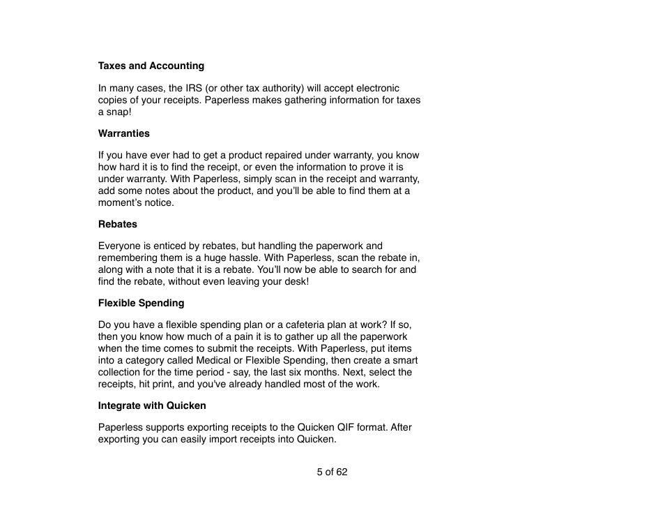 Mariner Software Narrator for Windows User Manual | Page 5 / 62