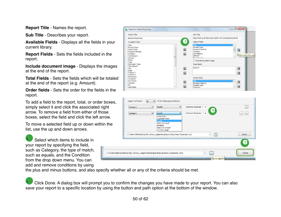 Mariner Software Narrator for Windows User Manual | Page 50 / 62