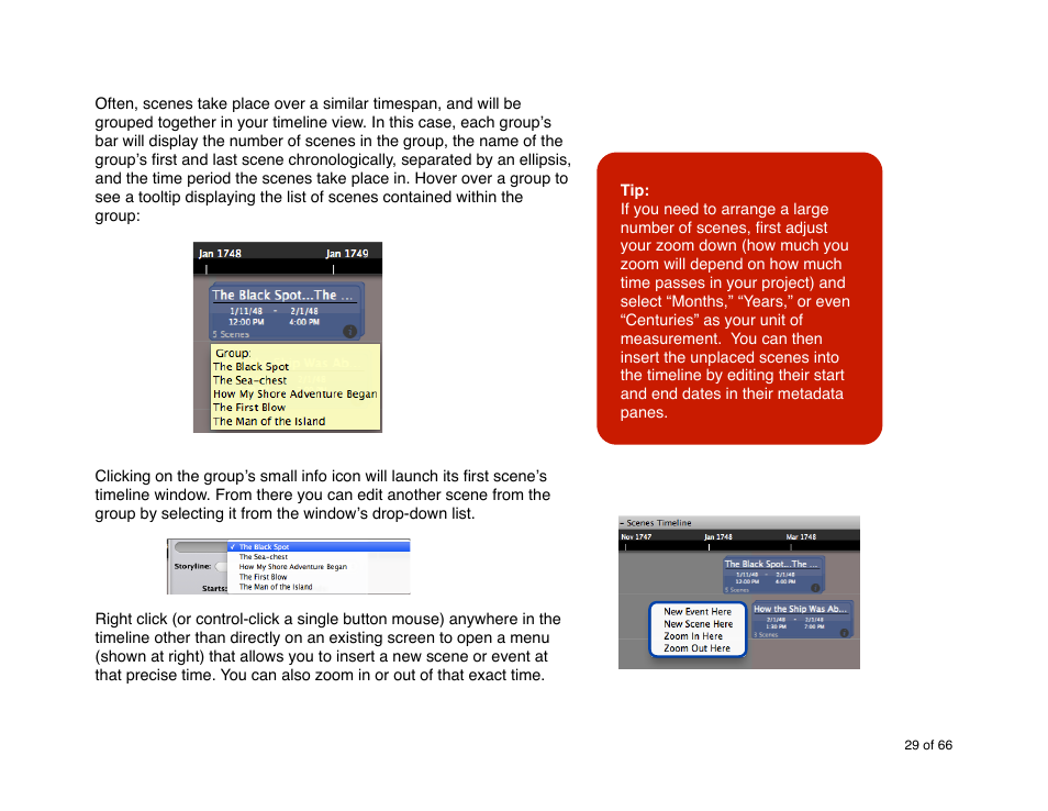 Mariner Software StoryMill for Mac User Manual | Page 29 / 66