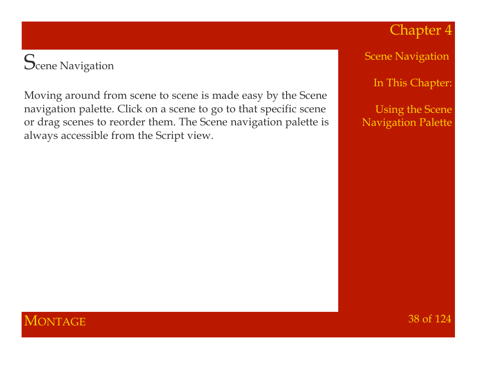 Chapter 4 | Mariner Software Montage for Mac User Manual | Page 38 / 124