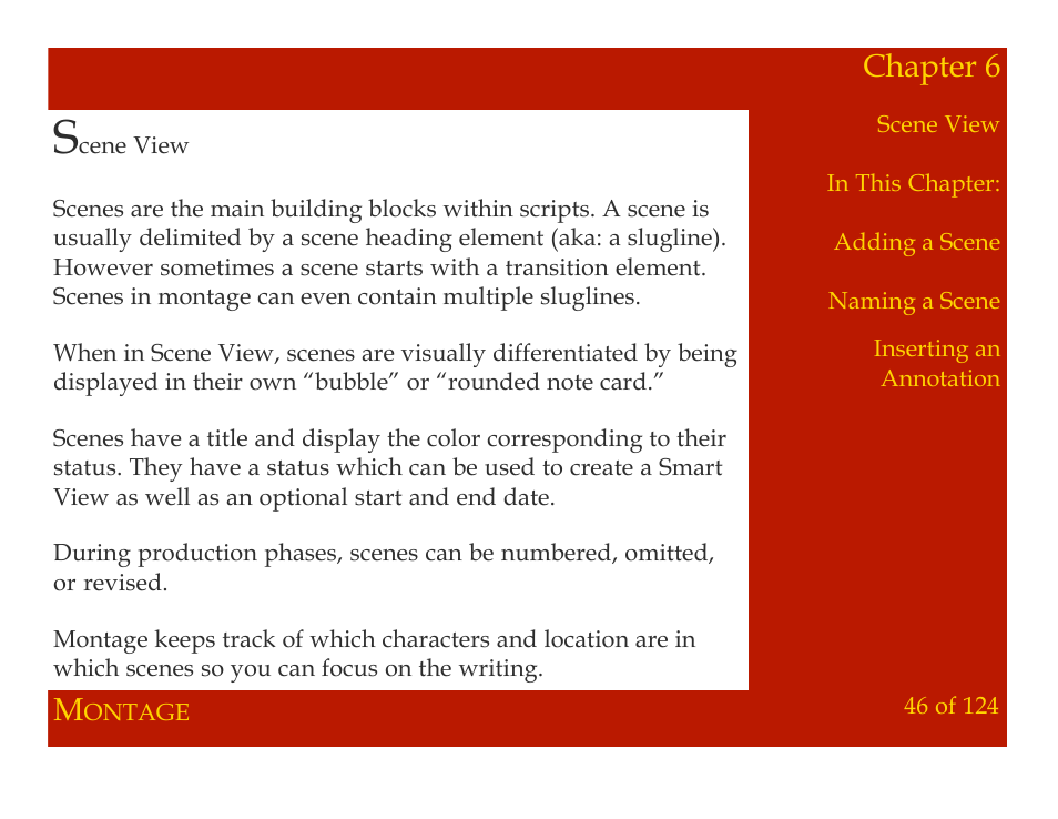 Chapter 6 | Mariner Software Montage for Mac User Manual | Page 46 / 124
