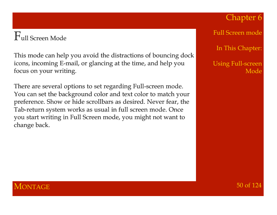 Chapter 6 | Mariner Software Montage for Mac User Manual | Page 50 / 124