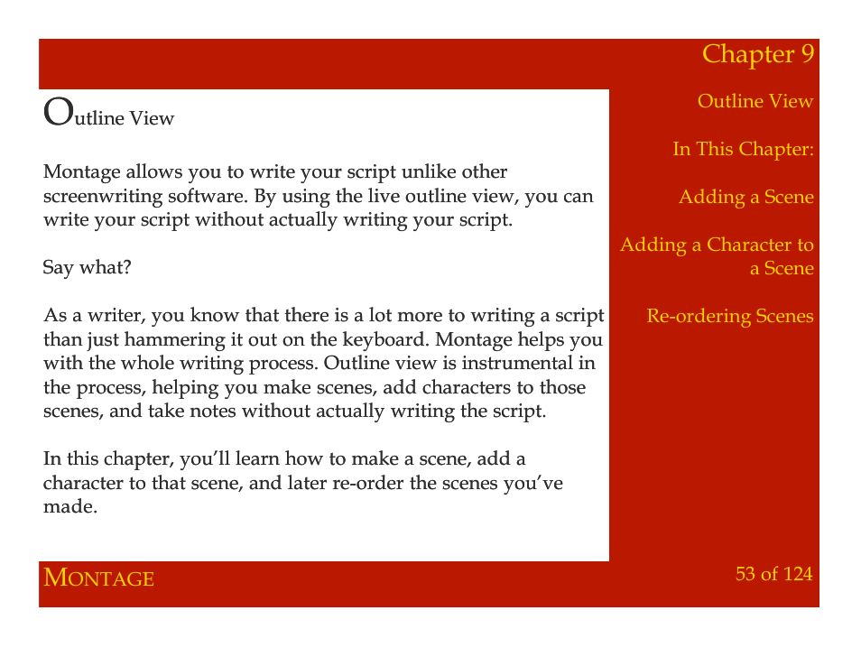 Chapter 9 | Mariner Software Montage for Mac User Manual | Page 53 / 124