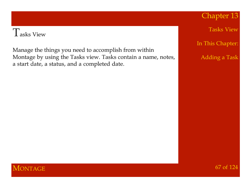 Mariner Software Montage for Mac User Manual | Page 67 / 124