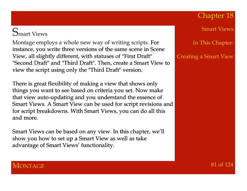 Chapter 18 | Mariner Software Montage for Mac User Manual | Page 81 / 124
