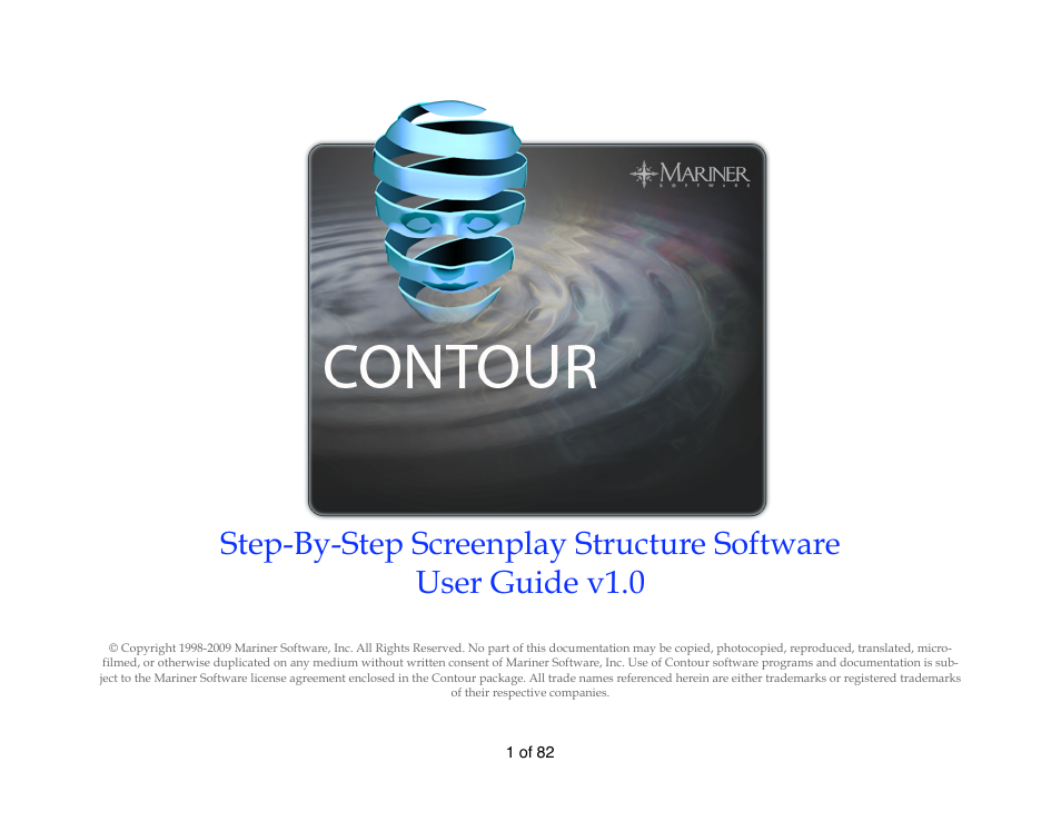 Mariner Software Contour for Mac User Manual | 82 pages