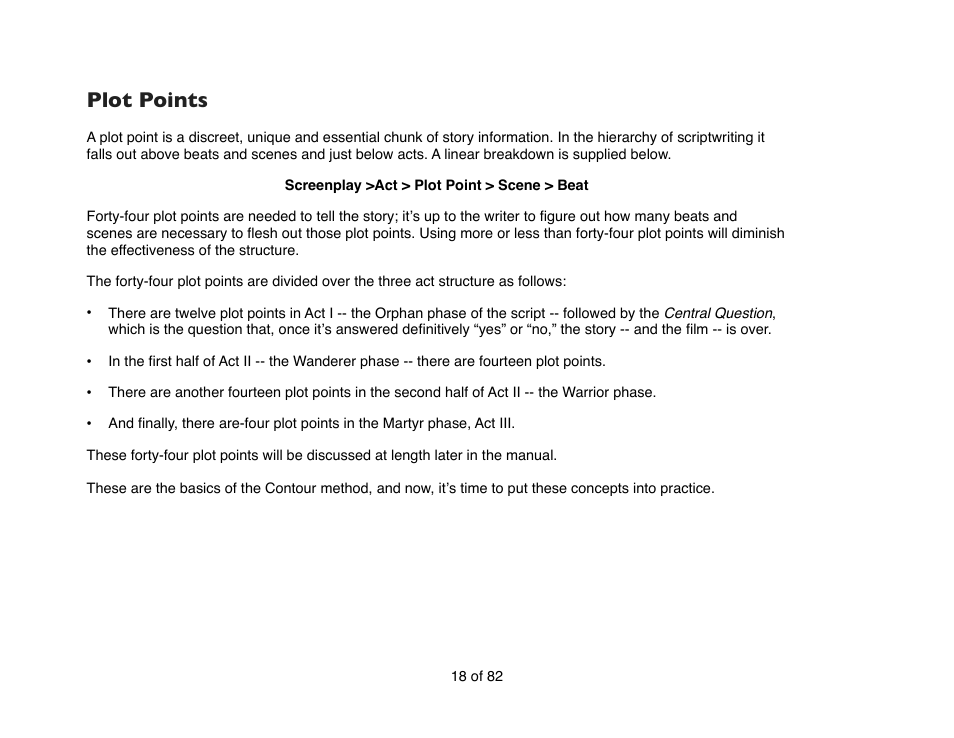 Plot points | Mariner Software Contour for Mac User Manual | Page 18 / 82