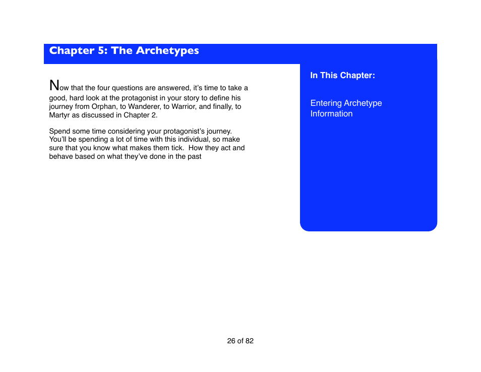 Chapter 5: the archetypes | Mariner Software Contour for Mac User Manual | Page 26 / 82