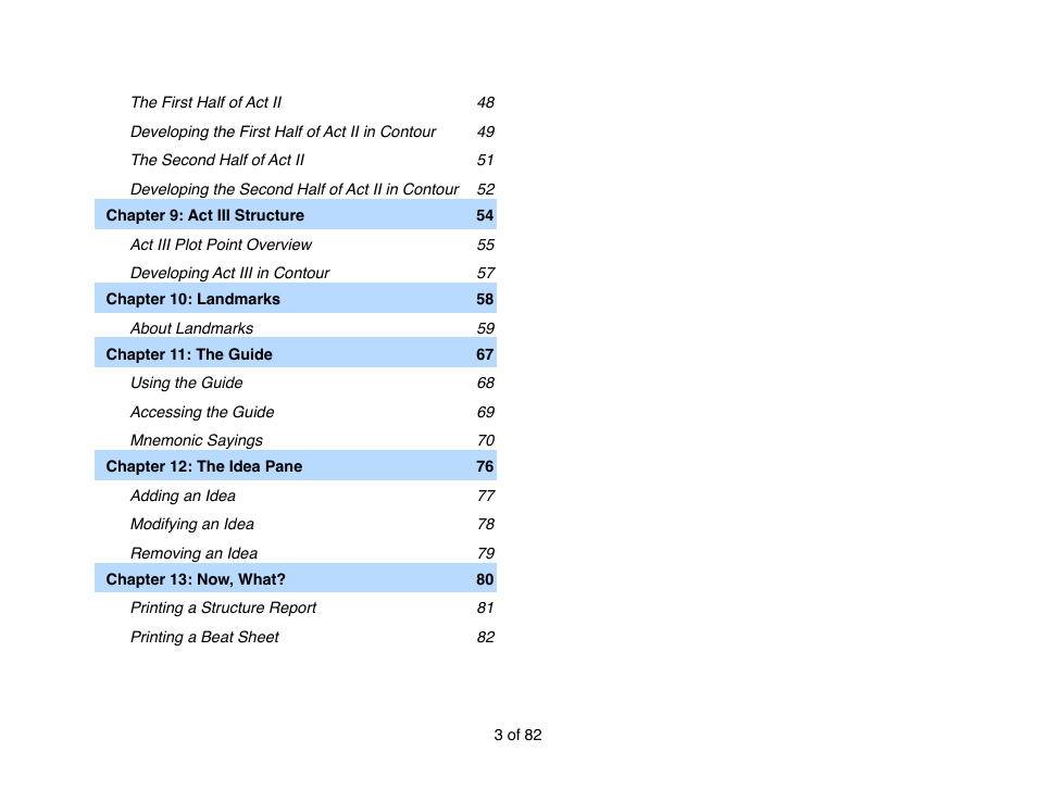 Mariner Software Contour for Mac User Manual | Page 3 / 82