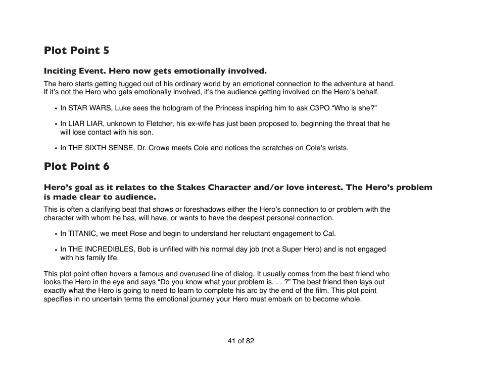 Plot point 5, Plot point 6 | Mariner Software Contour for Mac User Manual | Page 41 / 82