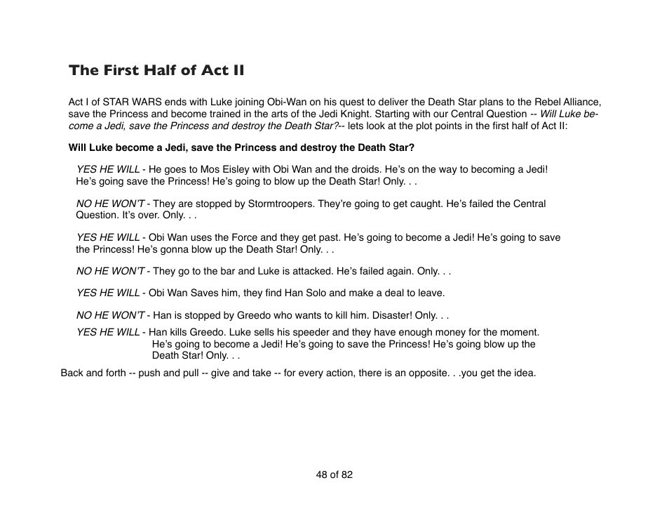 The first half of act ii | Mariner Software Contour for Mac User Manual | Page 48 / 82