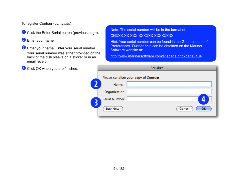 Mariner Software Contour for Mac User Manual | Page 9 / 82