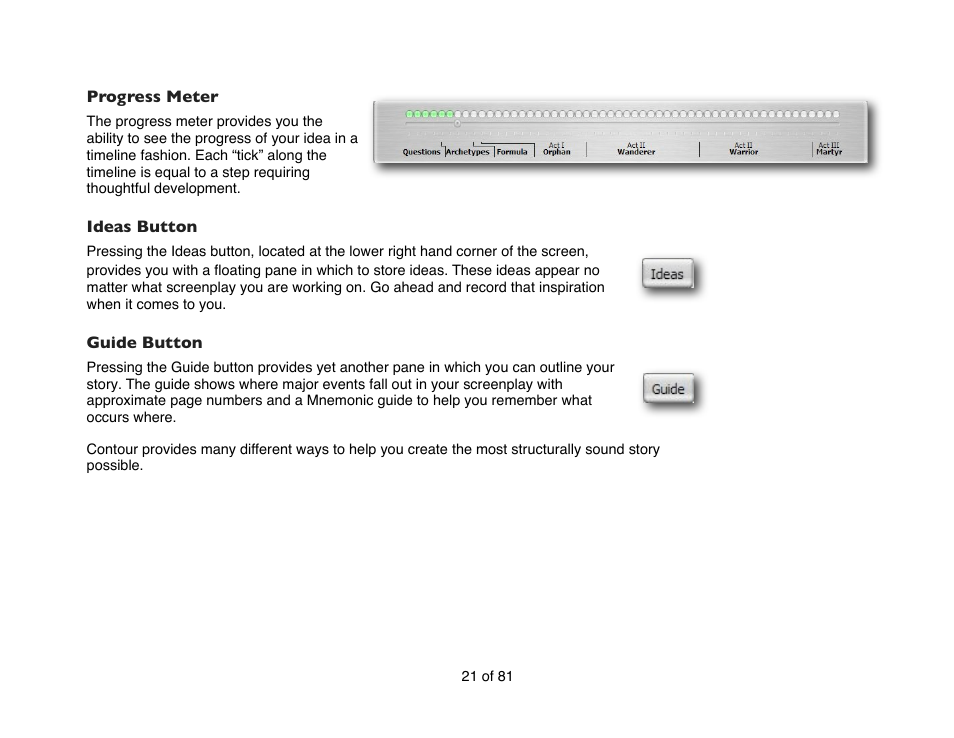 Mariner Software Contour for Windows User Manual | Page 21 / 81