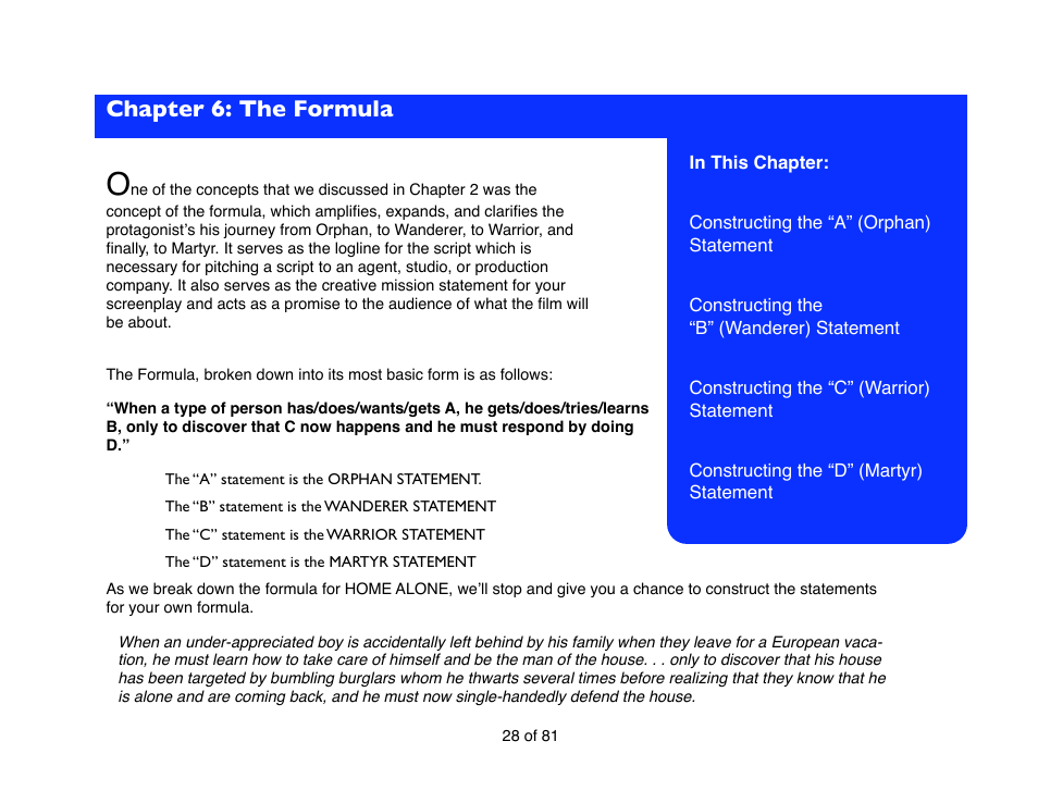 Chapter 6: the formula | Mariner Software Contour for Windows User Manual | Page 28 / 81