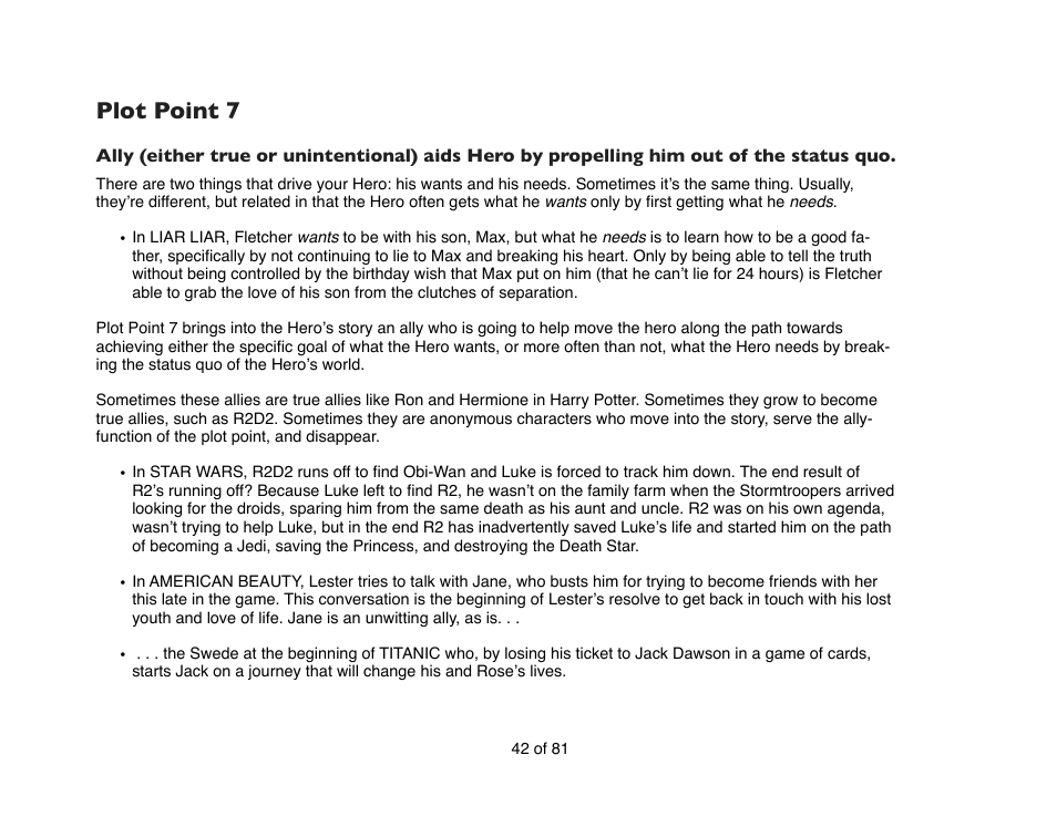 Plot point 7 | Mariner Software Contour for Windows User Manual | Page 42 / 81