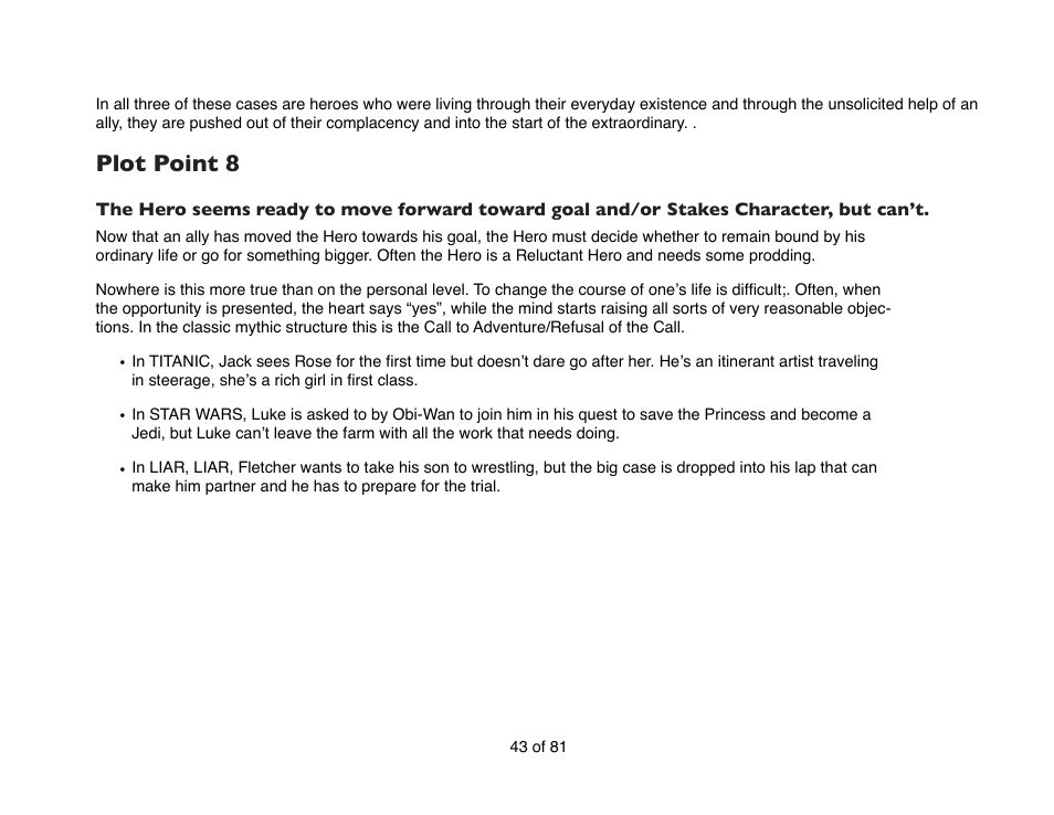 Plot point 8 | Mariner Software Contour for Windows User Manual | Page 43 / 81