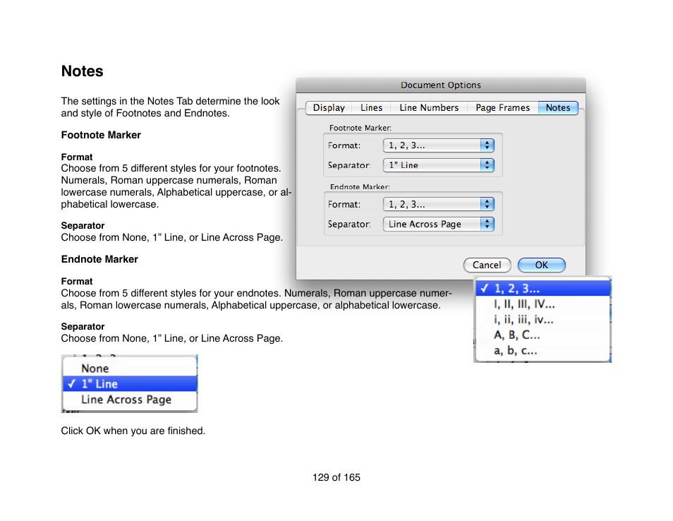 Mariner Software Mariner Write for Mac User Manual | Page 129 / 165