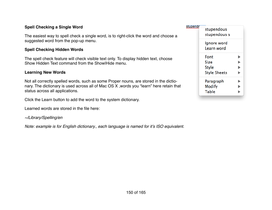 Mariner Software Mariner Write for Mac User Manual | Page 150 / 165