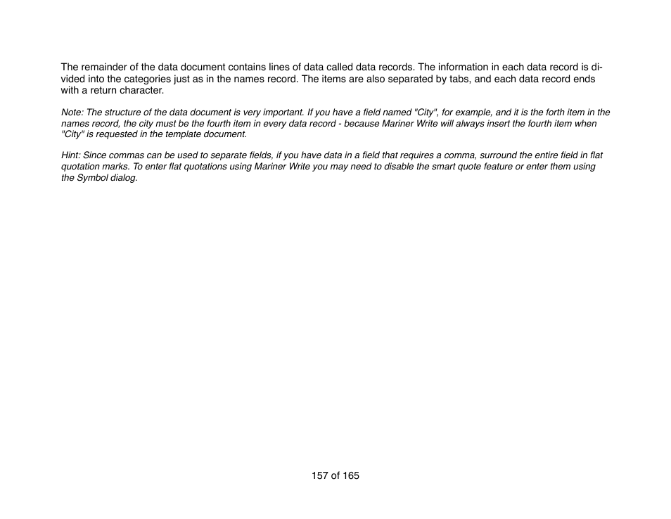 Mariner Software Mariner Write for Mac User Manual | Page 157 / 165