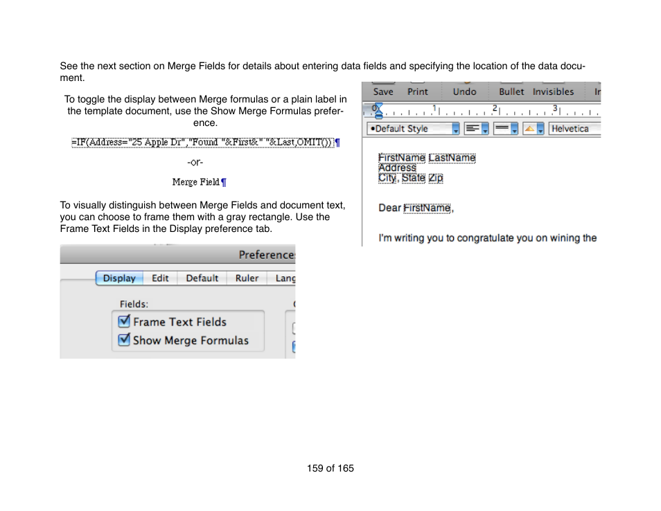 Mariner Software Mariner Write for Mac User Manual | Page 159 / 165