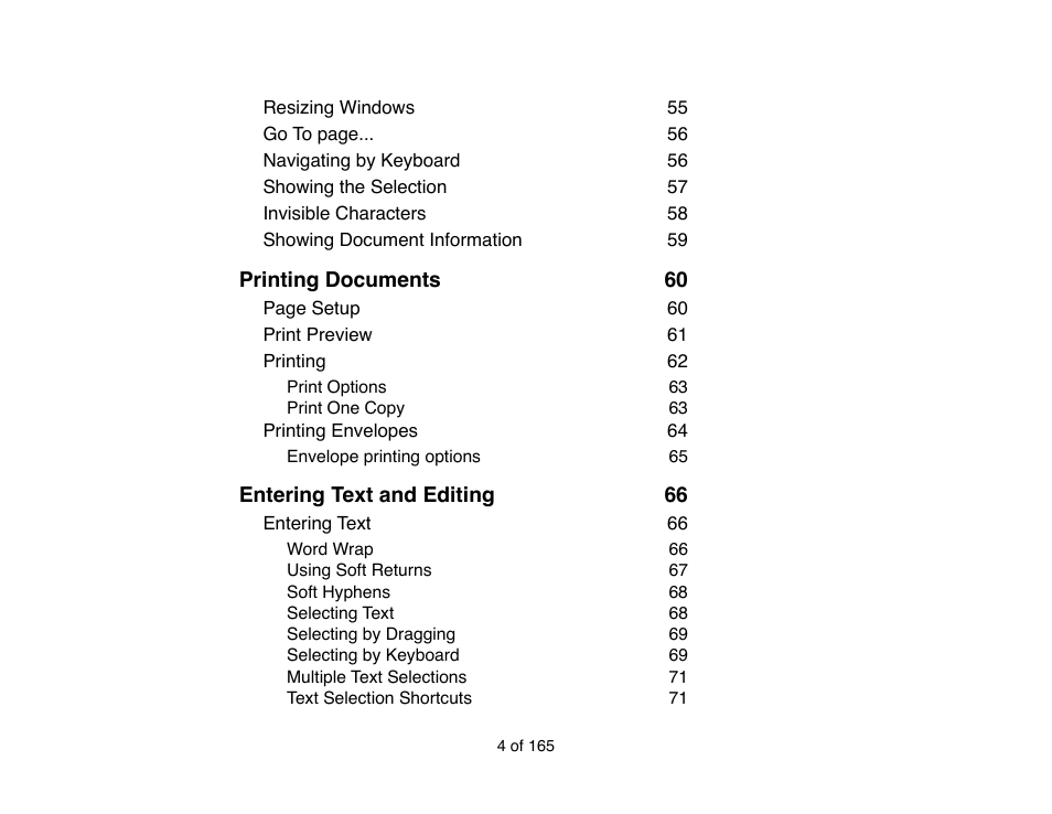Mariner Software Mariner Write for Mac User Manual | Page 4 / 165