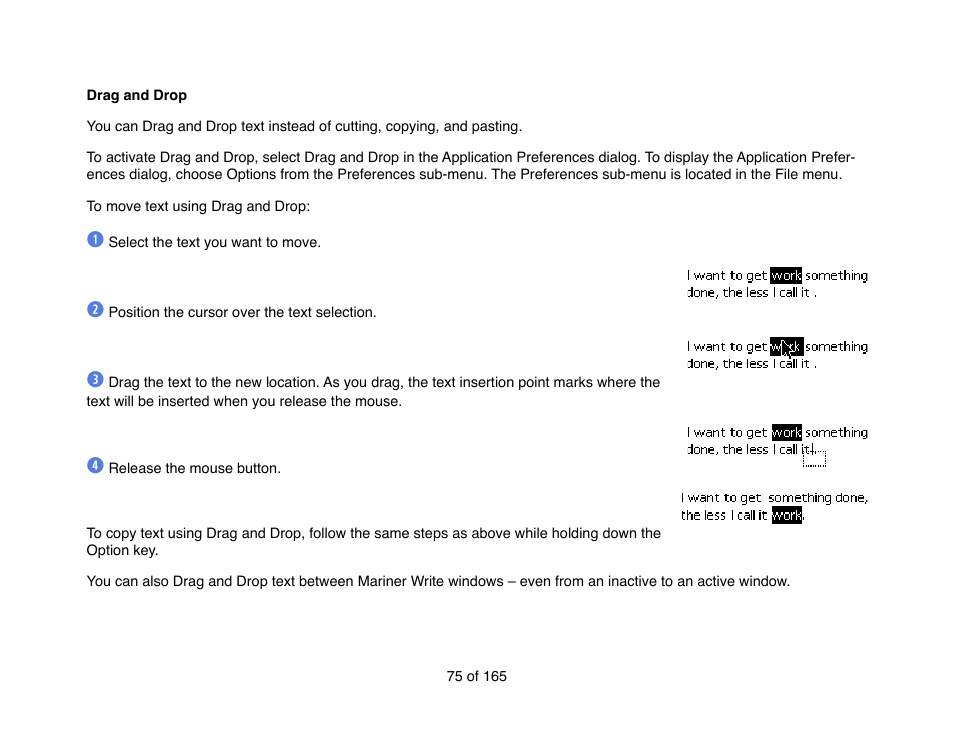 Mariner Software Mariner Write for Mac User Manual | Page 75 / 165