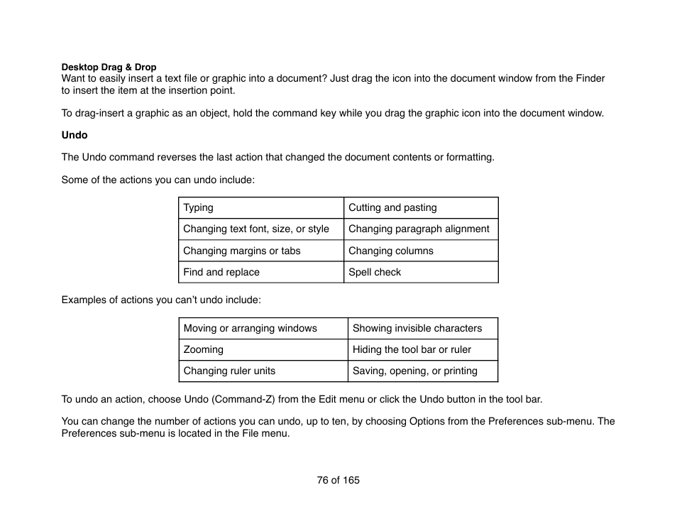 Mariner Software Mariner Write for Mac User Manual | Page 76 / 165